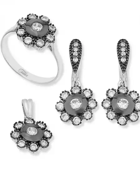 Gümüş Papatya Bayan Set