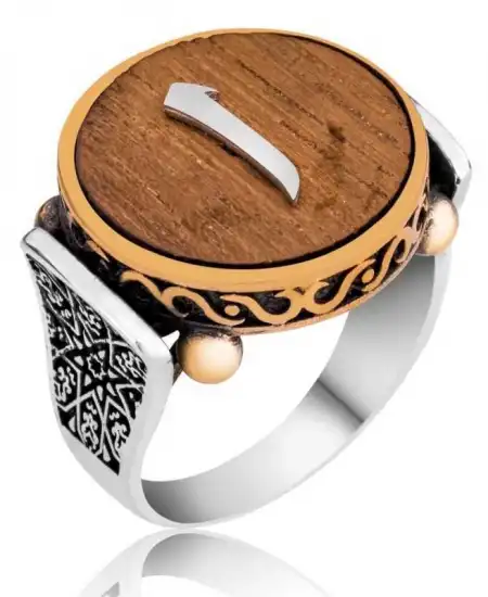 Gümüş Pelesenk Ağacı Elif Erkek Yüzük