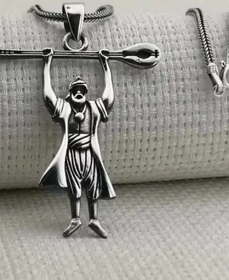 Gümüş Pir Sultan Abdal Erkek Kolye