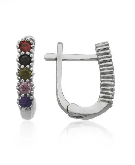 Gümüş Renkli Küpe