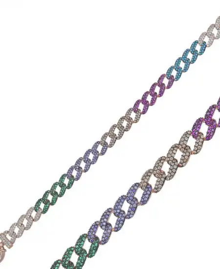 Gümüş Renkli Taşlı Gurmet Bayan Bileklik