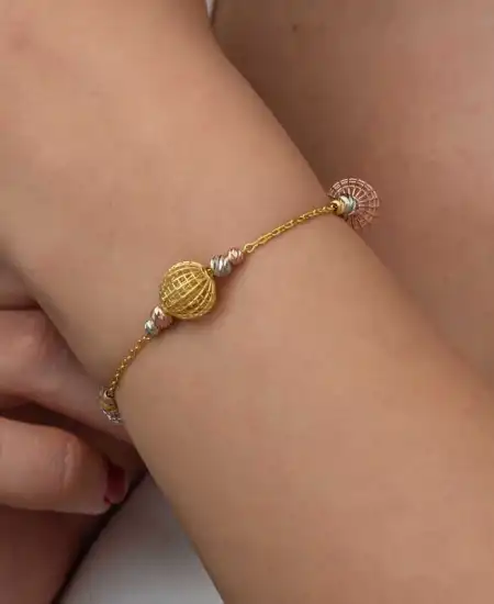 Gümüş Renkli Toplu Dorika Kadın Bileklik