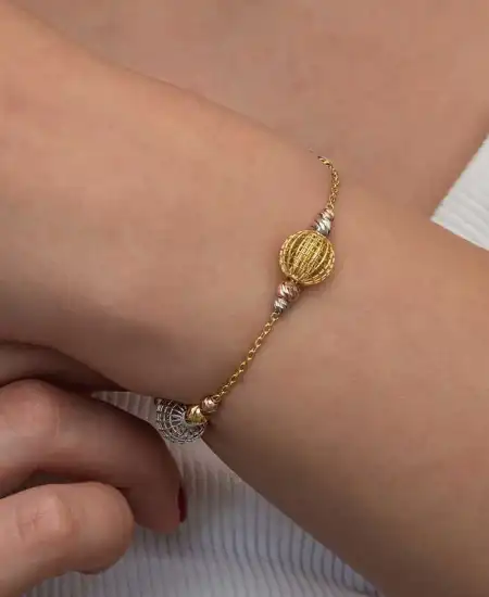 Gümüş Renkli Toplu Dorika Kadın Bileklik