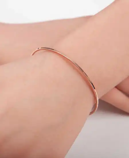 Gümüş Rose Ajda Kadın Bilezik