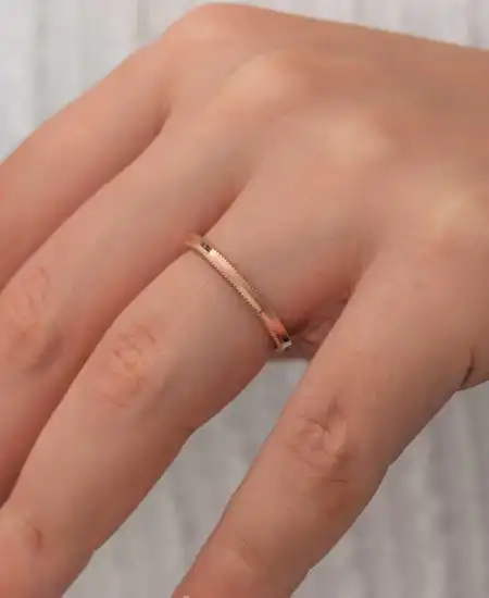 Gümüş Rose Ajda Kadın Yüzük