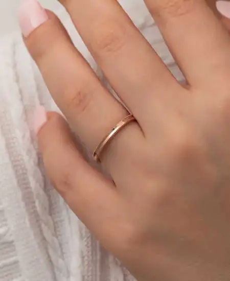 Gümüş Rose Ajda Kadın Yüzük