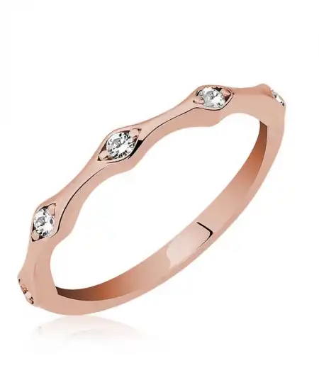 Gümüş Rose Beştaş Mekik Bayan Yüzük