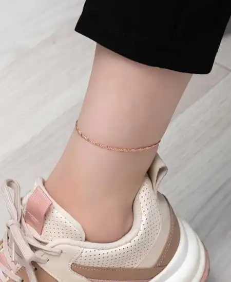 Gümüş Rose Kalemli Halhal