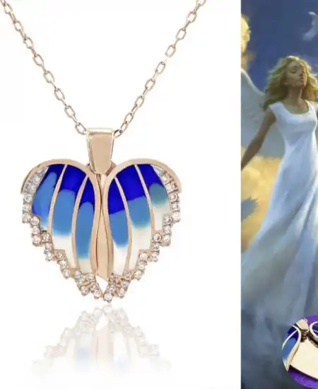 Gümüş Rose Kalpli İsimli Bayan Kolye