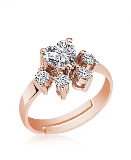 Gümüş Rose Kedi Patisi Yüzük