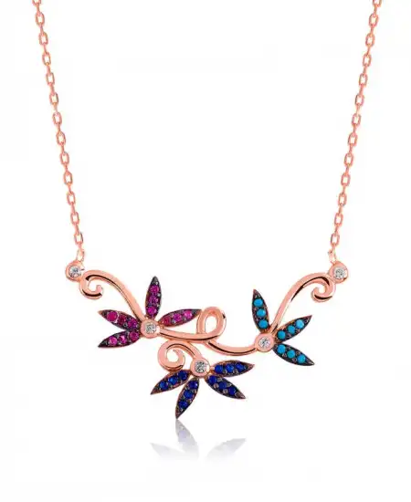 Gümüş Sevgi Dalı Bayan Kolye