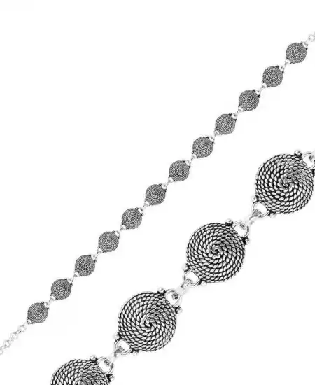 Gümüş Telkari Bayan Bileklik