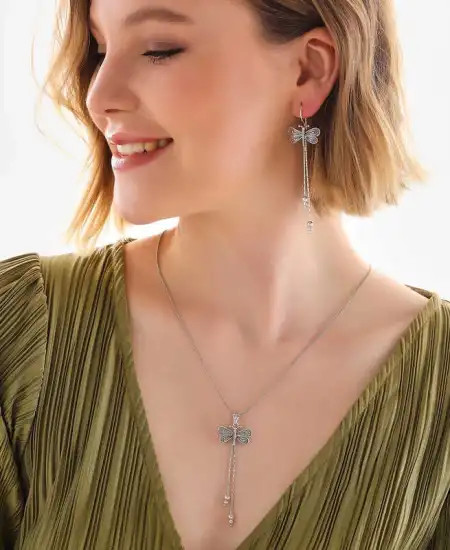 Gümüş Telkari Yusufçuk Kadın Set