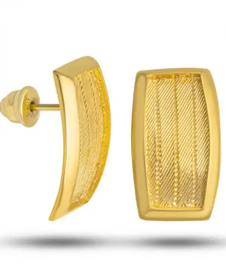 Gümüş Trabzon Hasır Kadın Küpe