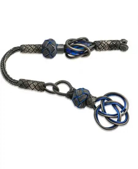 Gümüş Trabzon Örmesi Kazaz Tesbih Püskül