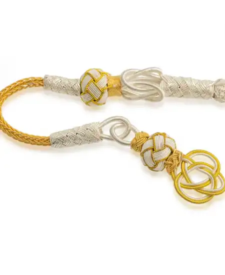 Gümüş Trabzon Örmesi Kazaz Tesbih Püskülü