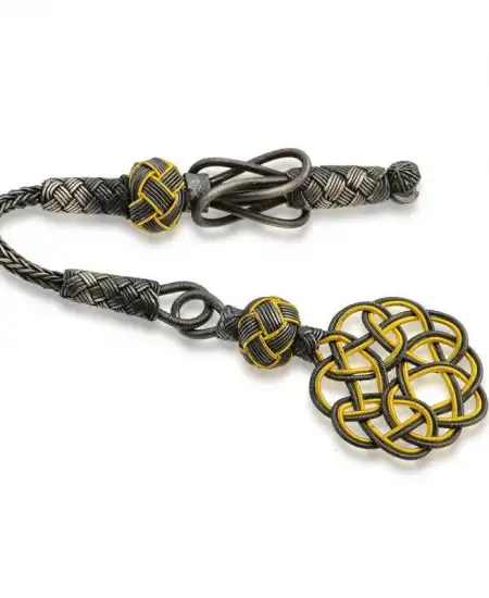 Gümüş Trabzon Örmesi Kazaz Tesbih Püskülü