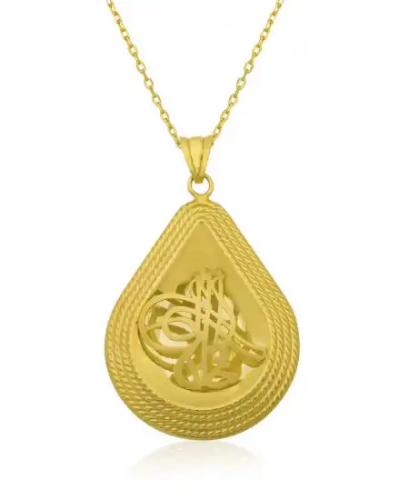 Gümüş Tuğra Bayan Kolye