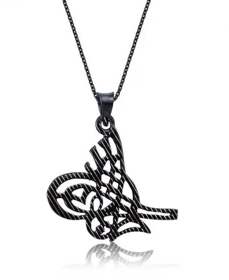 Gümüş Tuğra Bayan Kolye