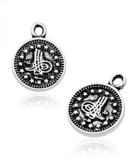 Gümüş Tuğra Tesbih Püskülü