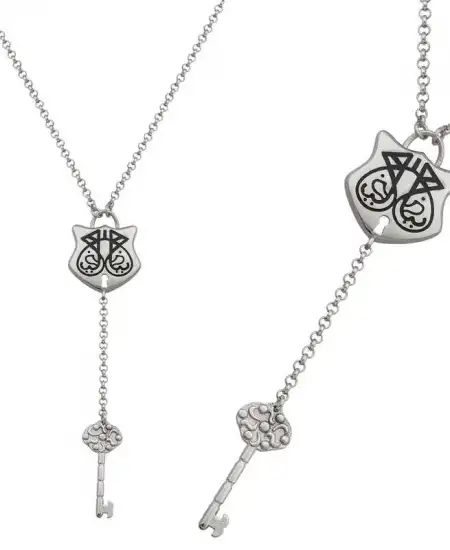 Gümüş Ya Fettah Yazılı Bayan Kolye