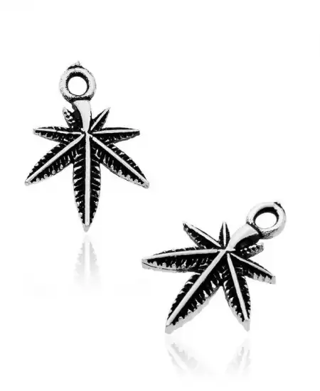 Gümüş Yaprak Tesbih Püskül Ucu