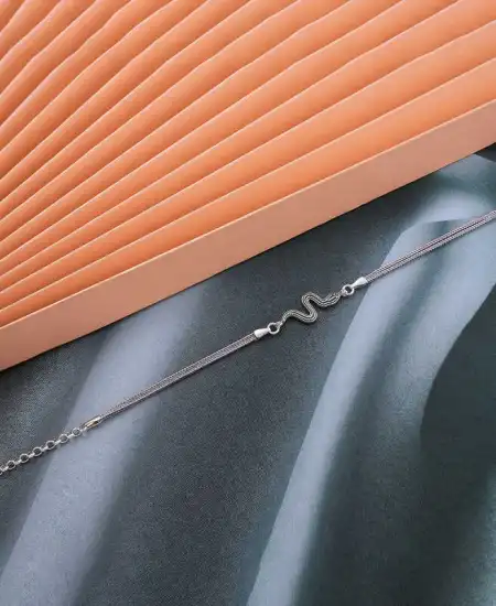 Gümüş Yılan Kadın Bileklik