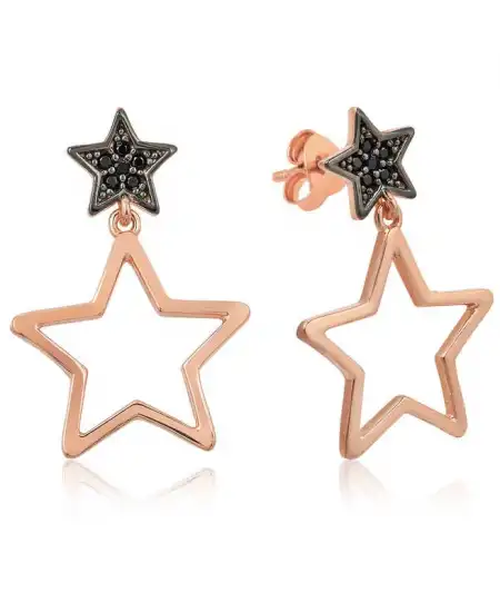 Gümüş Yıldız Küpe