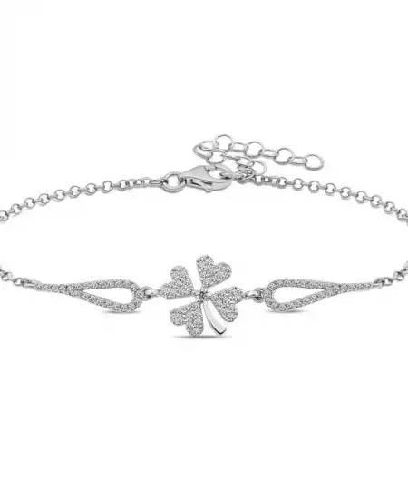 Gümüş Yonca Bileklik