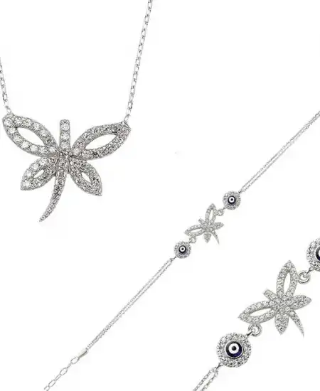 Gümüş Yusufçuk Bayan Set