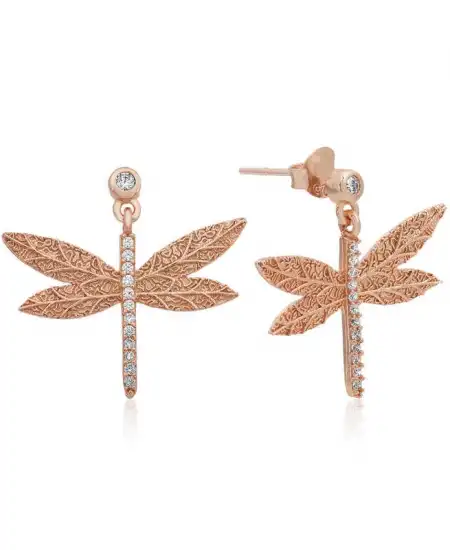 Gümüş Yusufçuk Küpe