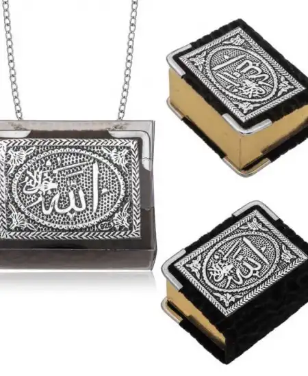 Gümüş Zincirli Küçük Kuranı-ı Kerim