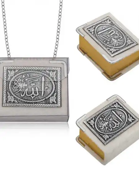 Gümüş Zincirli Küçük Kuranı-ı Kerim