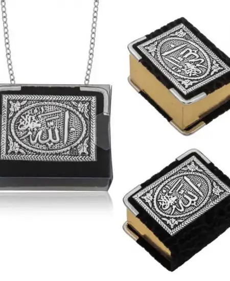 Gümüş Zincirli Küçük Kuranı-ı Kerim