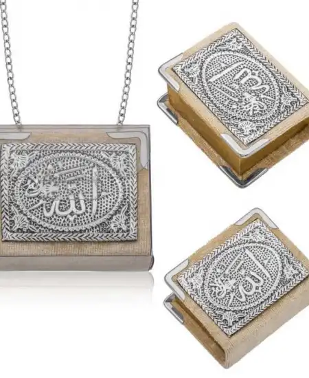 Gümüş Zincirli Küçük Kuranı-ı Kerim