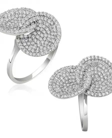 Gümüş Zirkon Taşlı Bayan Yüzük