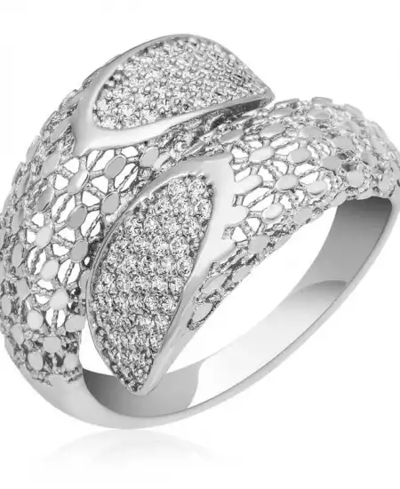 Gümüş Zirkon Taşlı Kadın Yüzük