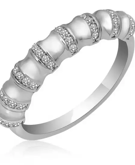 Gümüş Zirkon Taşlı Kadın Yüzük