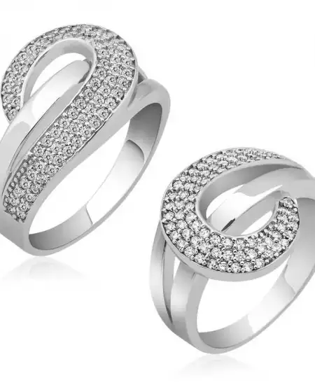 Gümüş Zirkon Taşlı Kadın Yüzük