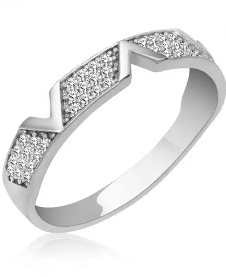 Gümüş Zirkon Taşlı Kadın Yüzük