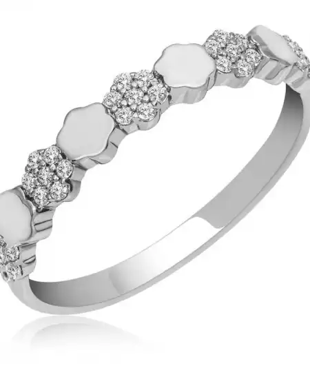 Gümüş Zirkon Taşlı Kadın Yüzük