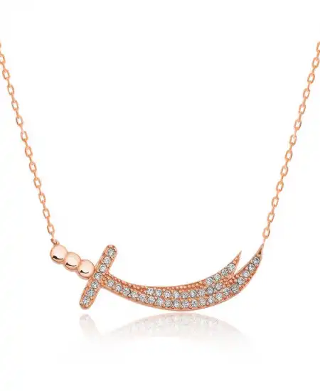 Gümüş Zülfikar Kılıcı Bayan Kolye