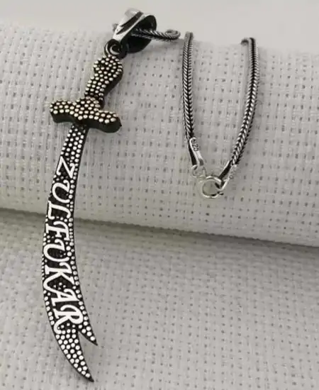 Gümüş Zülfikar Kılıcı Erkek Kolye