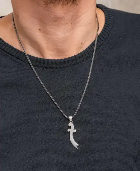 Gümüş Zülfikar Kılıcı Erkek Kolye