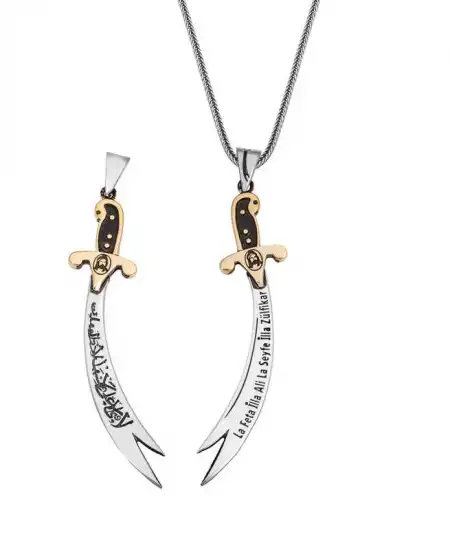 Gümüş Zülfikar Kılıcı Kolye