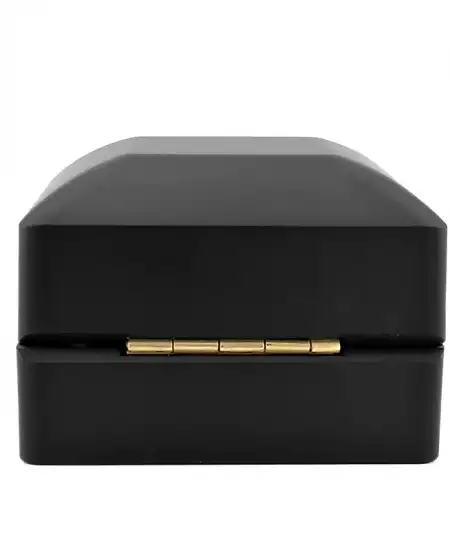 Işıklı Siyah Renk Yüzük Kutusu