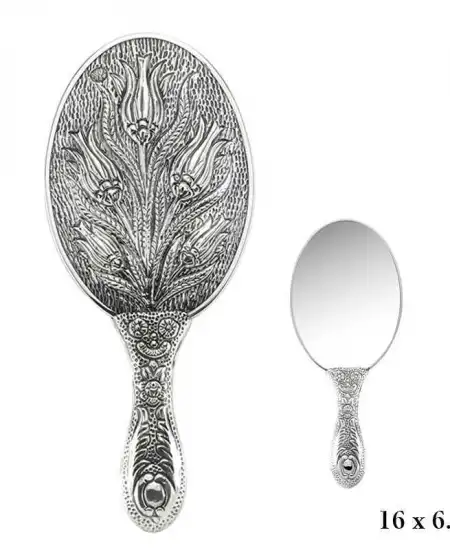 Lale Motifli El Aynası