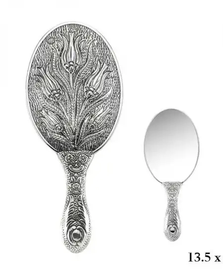 Lale Motifli El Aynası