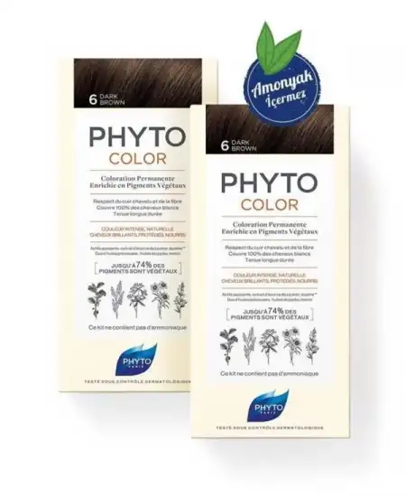 Phyto Color 6 - Koyu Kumral Ikili Kofre Paketi