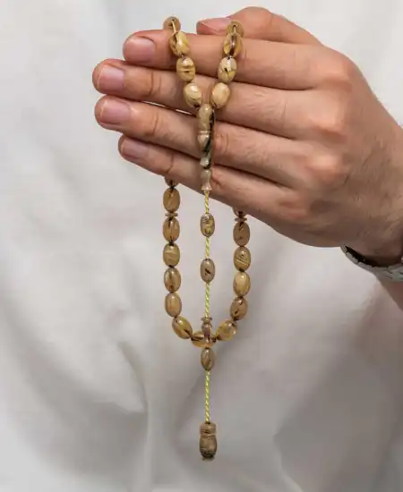 Sıkma Kehribar Tesbih